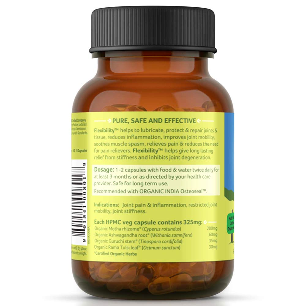 2 - Organic India Flexibility,  60 capsules 