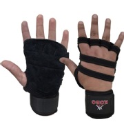 KOBO Weight Training Gloves 3612 , Black Free Size