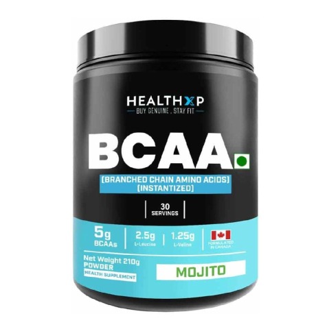 1 - HealthXP BCAA, 0.46 lb 30 Servings Mojito