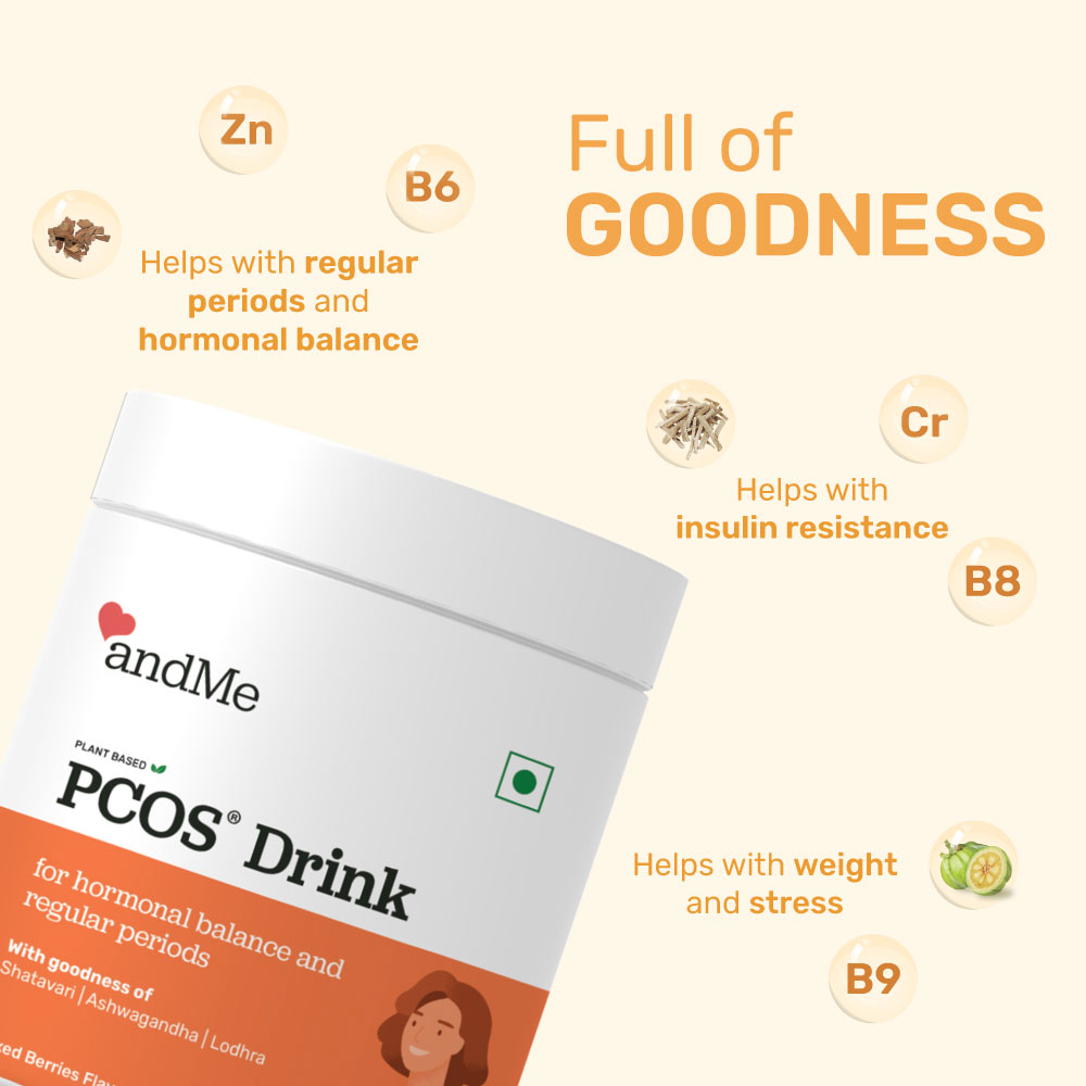 1 - andMe PCOS Drink,  250 g  Mixed Berries 