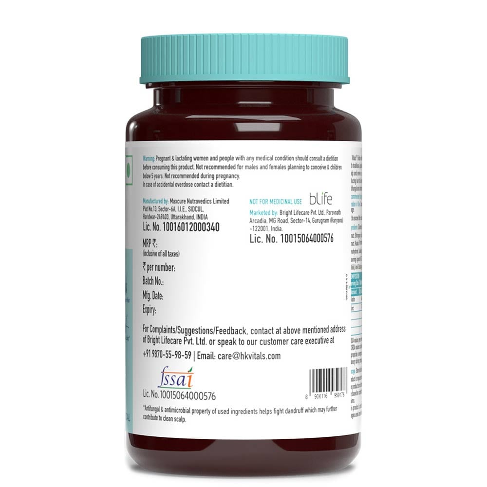 3 - HK Vitals Biotin with Neem by HealthKart,  60 tablet(s)  Unflavoured 