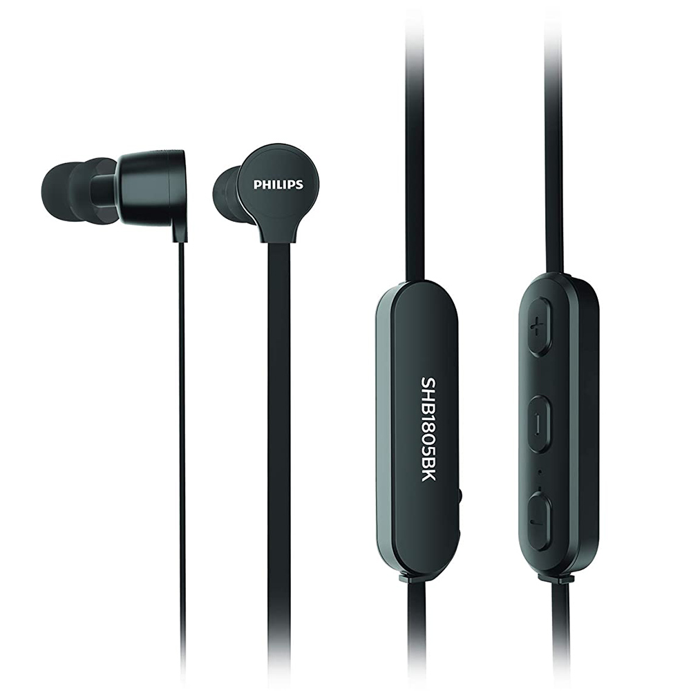 4 - Philips SHB1805WT Bluetooth Headset,  Black 