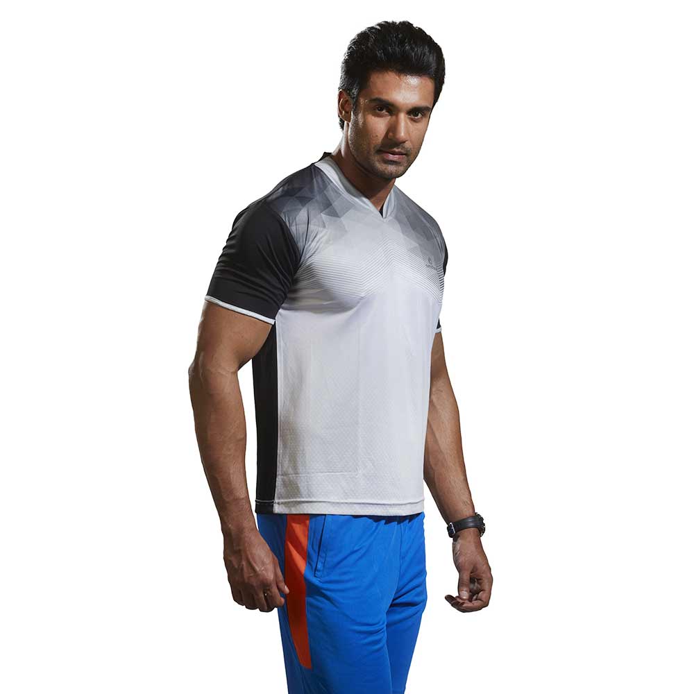 Omtex Active Wear T-Shirts - 1604,  Black  XXL 