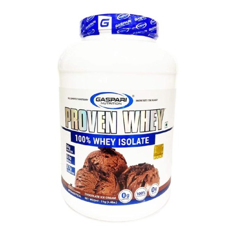 1 - Gaspari Nutrition Proven Whey Protein,  4.4 lb  Chocolate Ice Cream 