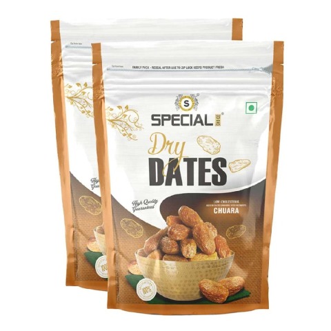 1 - Special Choice Dry Dates (Chuara),  1 kg  Unflavoured Jupiter (Pack of 2) 