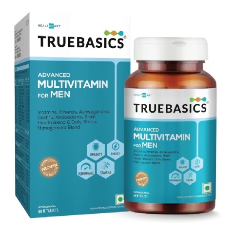 2 - TrueBasics Multivit Men for Stamina & Energy, 90 tablet(s) Unflavoured