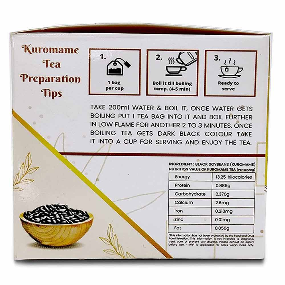 2 - Havintha Kuromame Tea,  Mint, Lemongrass, Tulsi, Cinnamon & Cardamom  16 Tea Bag(s) 
