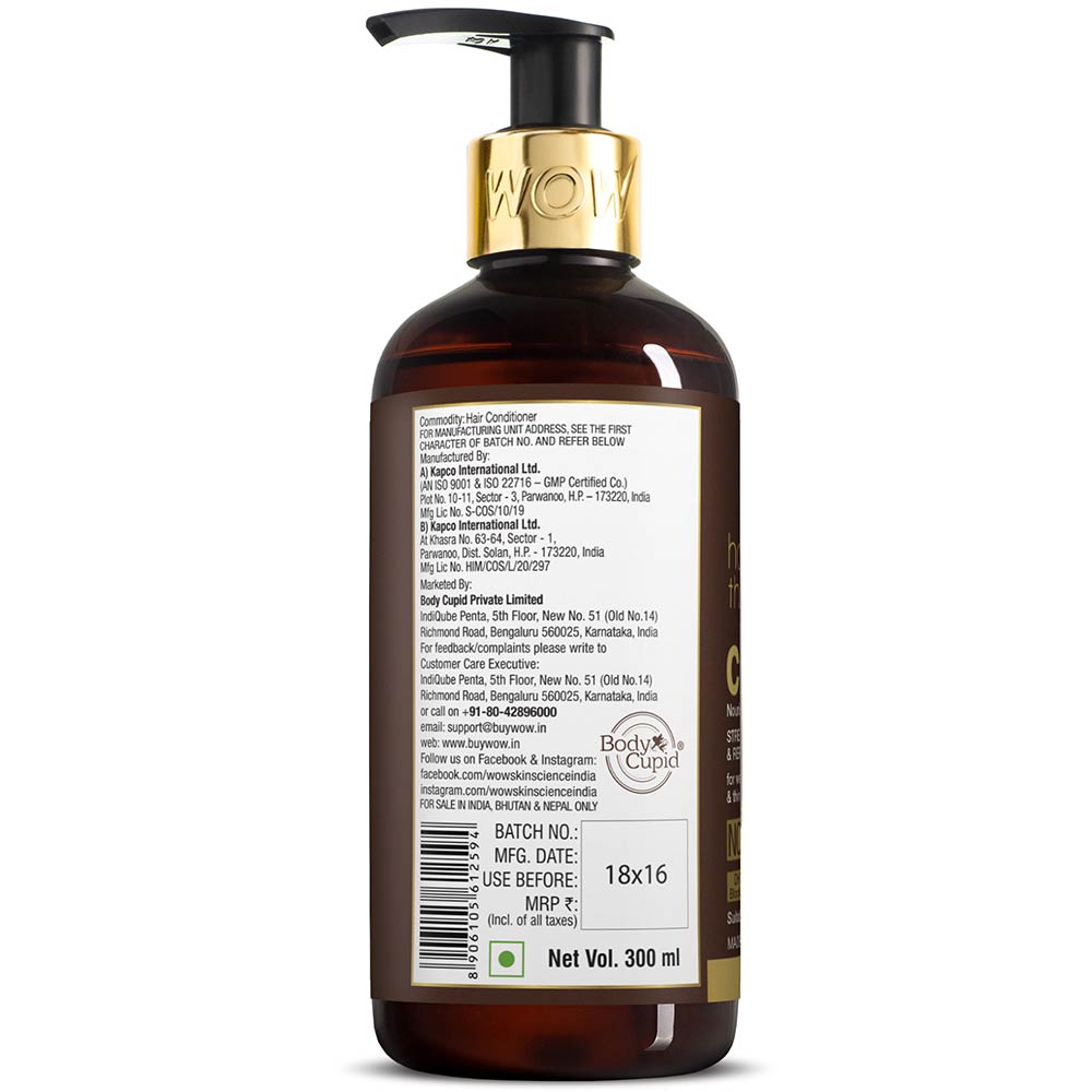 3 - WOW Skin Science Hair Loss Control Therapy Conditioner,  300 ml  for All Hair Types 
