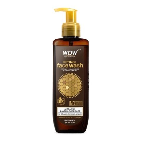1 - WOW Skin Science Retinol Foaming Face Wash,  200 ml  Anti-Aging & Anti-Blemish Care 