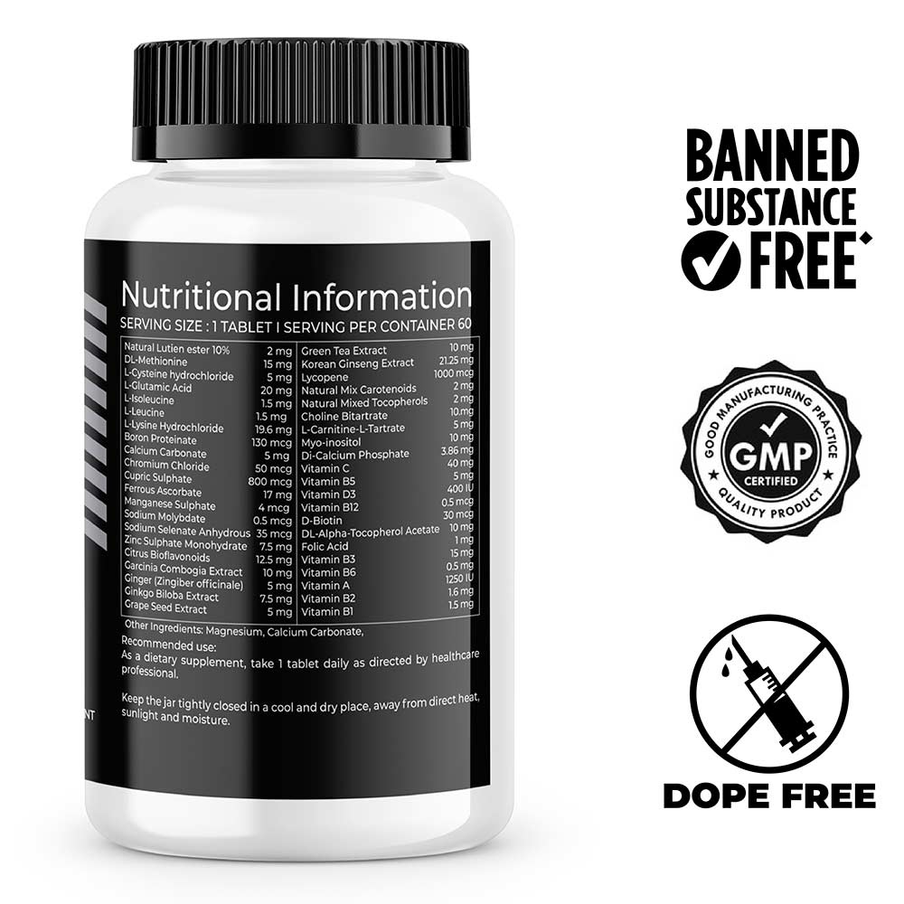 2 - Big Bull Multivitamin,  60 tablet(s)  Unflavoured 
