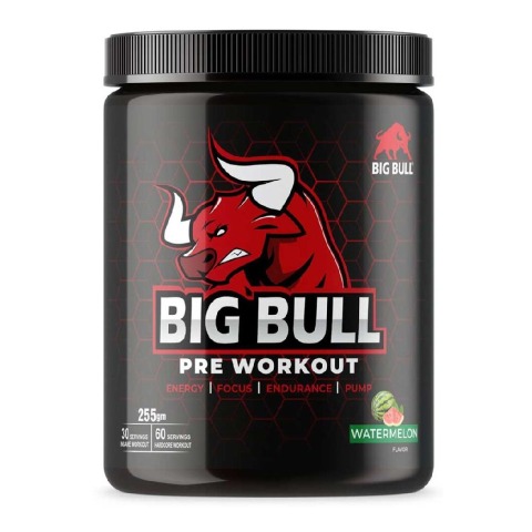 1 - Big Bull Pre Workout,  0.56 lb  Watermelon 