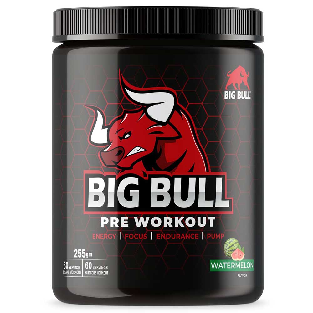 1 - Big Bull Pre Workout,  0.56 lb  Watermelon 