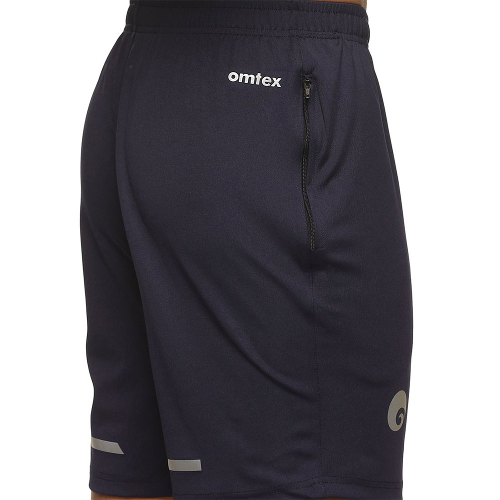 4 - Omtex Elite Casual Sports Shorts,  Large  Navy Blue 