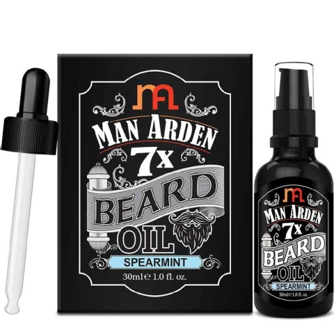1 - Man Arden 7X Beard Oil, 30 ml Spearmint