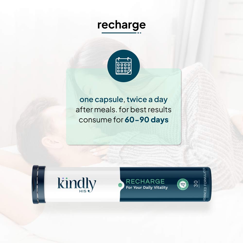 5 - Kindly His Recharge,  30 capsules 