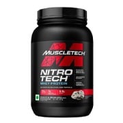 MuscleTech NitroTech Whey Protein- 2 lb Cookies & Cream - India