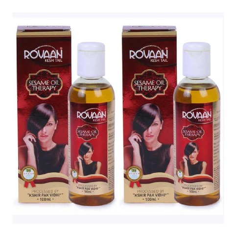 1 - Multani Rovaan Kesh Tail,  100 ml  Sesame Oil Therapy (Pack of 2) 