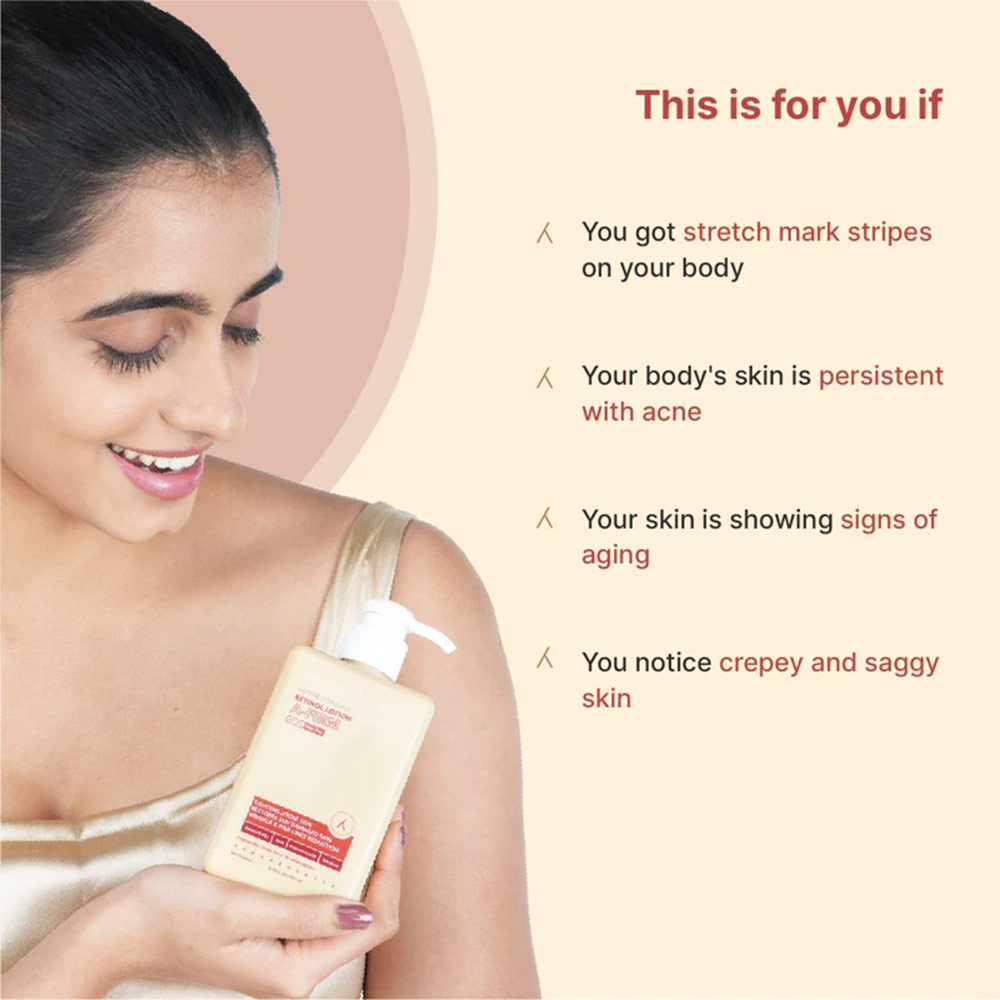 4 - Active Topicals A-Firm Retinol Body Lotion,  200 ml  for Wrinkle & Fine Lines Reduction 