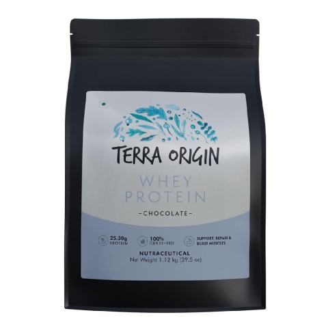 1 - Terra Origin Whey Protein,  2.46 lb  Chocolate 
