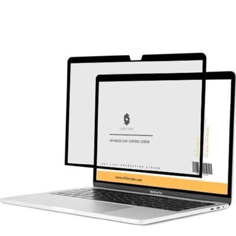 1 - StillerSafe Blue Light Blocking Anti Glare Screen for 15.6 inch Laptop,  Light Grey 