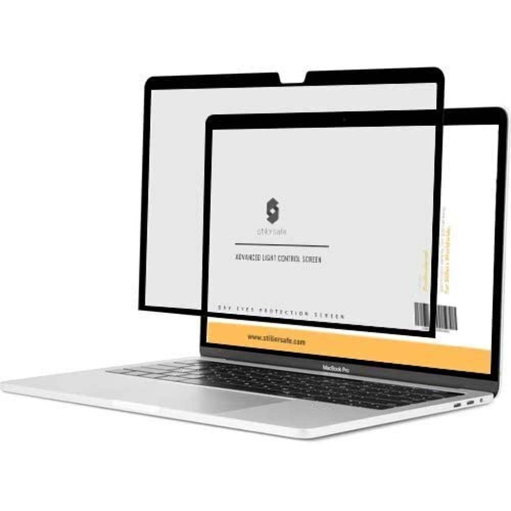 1 - StillerSafe Blue Light Blocking Anti Glare Screen for 15.6 inch Laptop,  Light Grey 