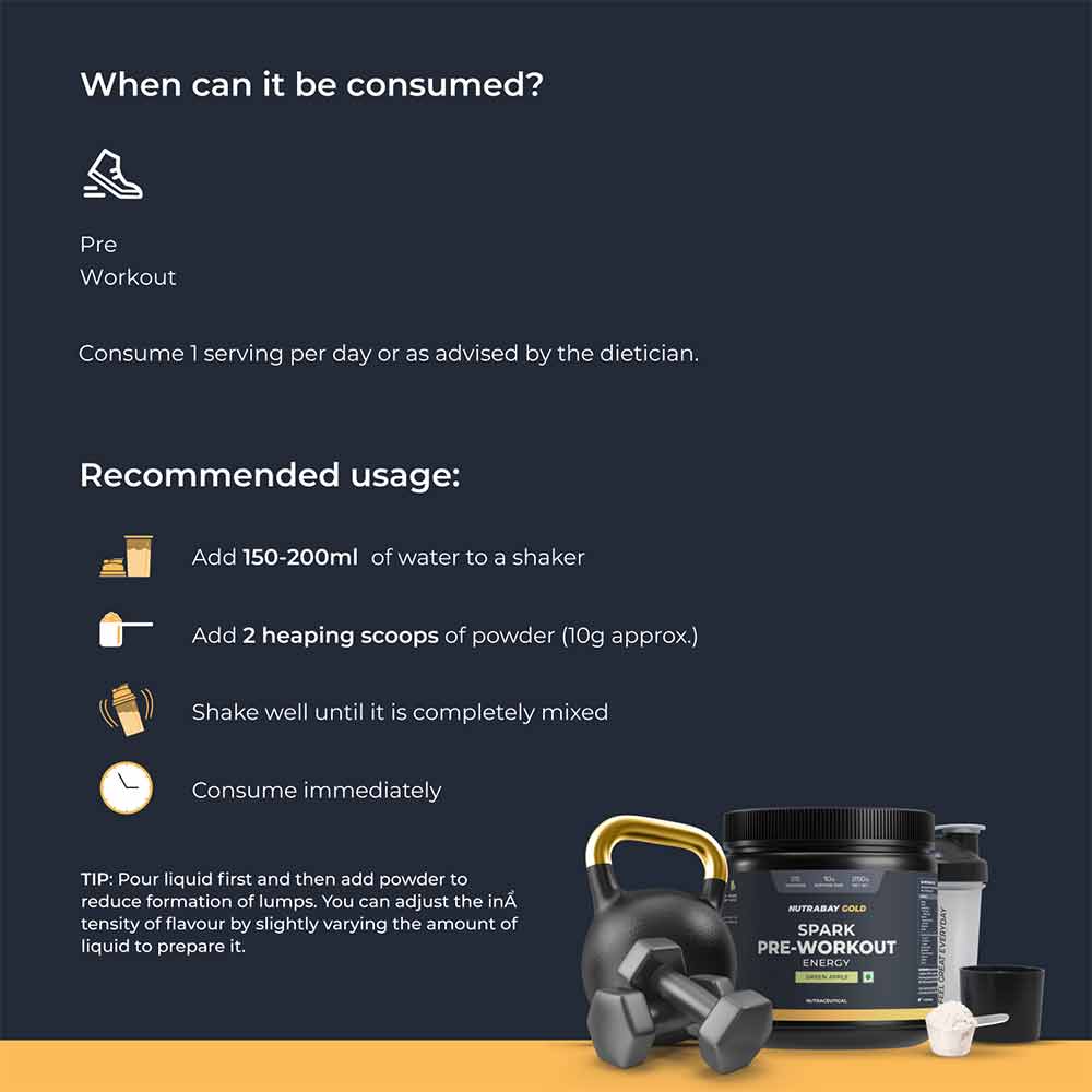 Gold Spark PreWorkout Energy at Best Price in India