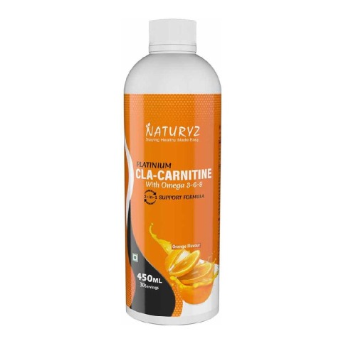 1 - Naturyz Platinum CLA-Carnitine Flavour Orange,  450 ml 