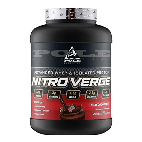 Pole Nutrition Nitro Verge Whey Protein,  5 lb  Rich Chocolate 