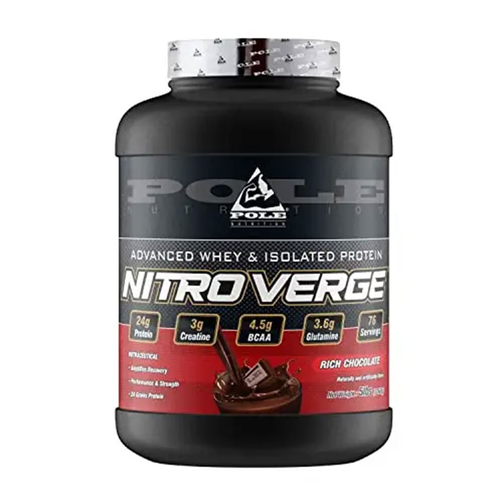 Pole Nutrition Nitro Verge Whey Protein,  5 lb  Rich Chocolate 