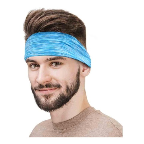 1 - SLOVIC Sport Headband,  Black  Free Size 