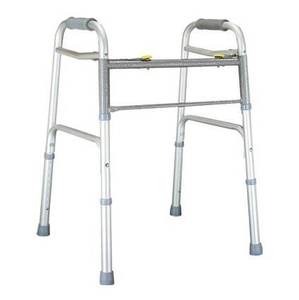 Aluminium Folding Walker with Adj Height