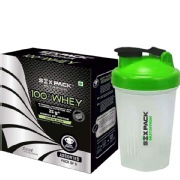 Six Pack Nutrition 100% Whey Pack of 6 with Free Shaker, 0.07 lb Assorted