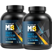 MuscleBlaze Whey Protein Vanilla Pack of 2