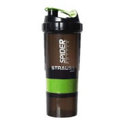 Strauss Spider Shaker Bottle, Green 500 ml