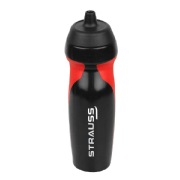 Strauss Sports Sipper Water Bottle, Red and Black 600 ml