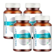 HealthKart Caffeine 200 mg 90 capsules Unflavoured Pack of 4