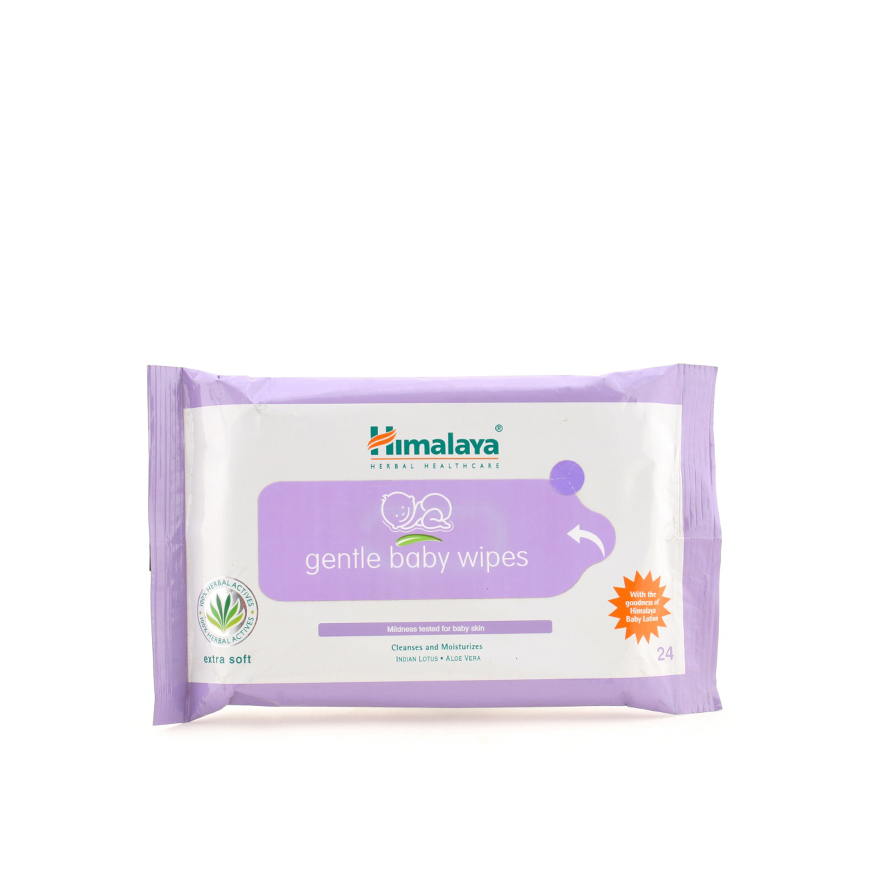 Himalaya Herbals Gentle Baby Wipes, 24 Piece(s)/Pack at Best Price in India