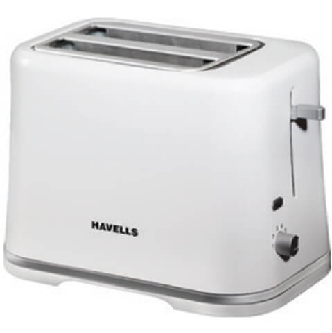 Havells Crescent Pop-Up Toaster,  White Color 