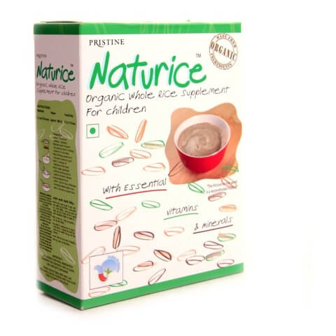 Pristine Organic Naturice - Rice cereal,  Unflavoured  0.3 kg 