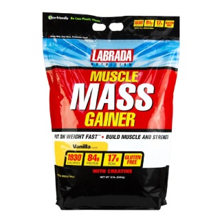 Labrada Muscle Mass Gainer, 12 lb Vanilla