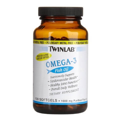 TWINLAB Omega-3 Fish Oil, 100 softgels TWINLAB Omega-3 Fish Oil, 100 softgels