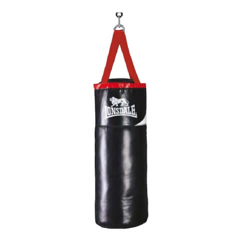 Lonsdale Punch Bag,  Black & Red  25 Kgs 