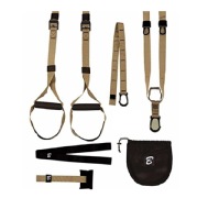 B Fit USA Complete Body Suspension Trainer CTR900 M Military Color Free Size