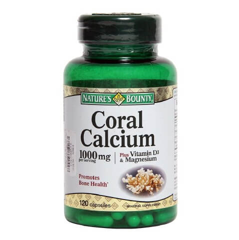 Nature's Bounty Coral Calcium Plus Vitamin D3 & Magnesium, 120 capsules