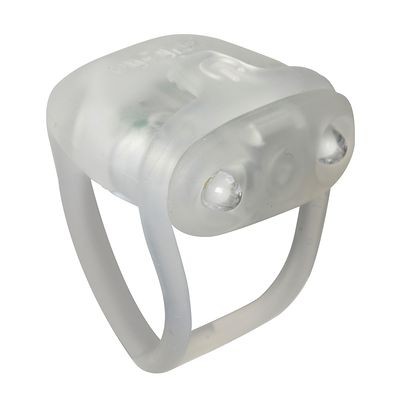 Btwin Vi00 Led Avant Transparent Lights & Safety, White Standard