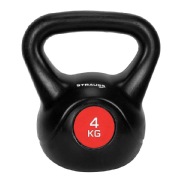 Strauss Kettlebell Black 4 kg