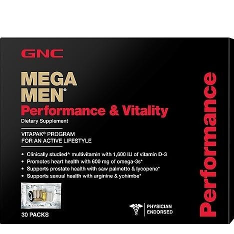 GNC Mens Performance And Vitality Vitapack, 30 piece(s)/pack
