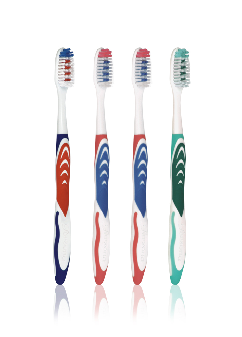 Amway Persona Advanced Family Toothbrush Set of 4, Soft Rubber Ridges online in India | HealthKart.com