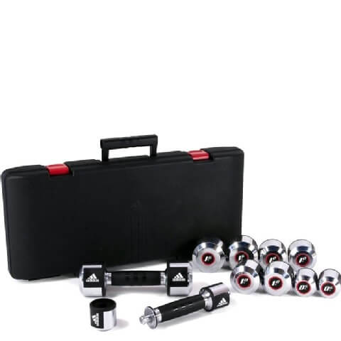 Adidas Deluxe Dumbbell Set,  Black  16.4 Kg 