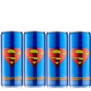 Superman Energy Drink 250 ml Apple Pack of 4